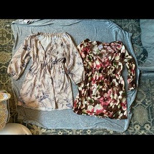 Bundle of maternity shirts